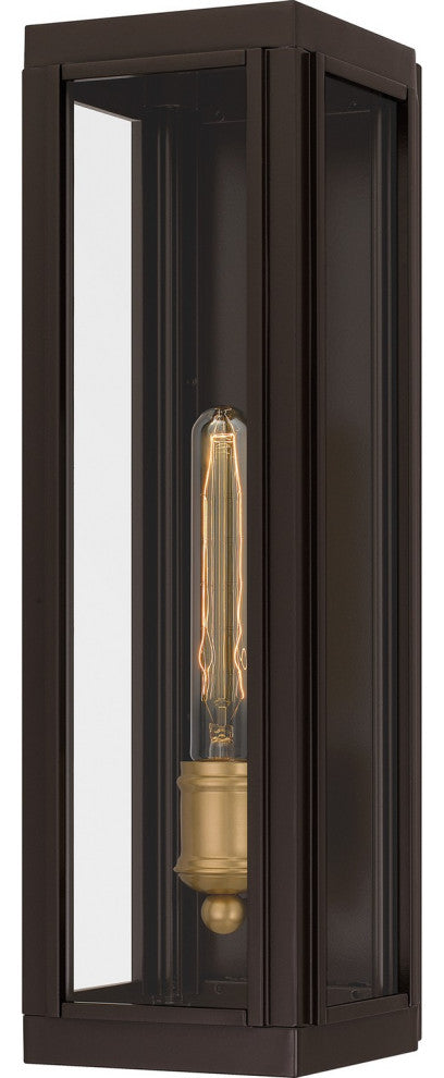 Avon 1-Light Outdoor Lantern in Western Bronze