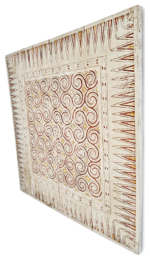 Square Toraja Wood Wall Panel