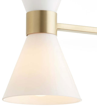 Quorum International 5119-4 Beldar 4 Light 38"W Vanity Light - Matte Black /