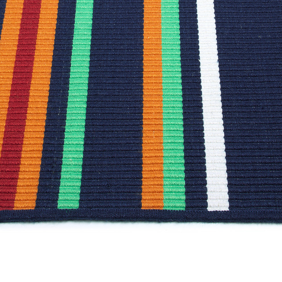 Voavah Navy 5' x 7'6" Rectangle Area Rug