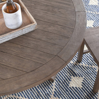 Quincy Reclaimed Pine Round Dining Table by Kosas Home
