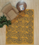 Yellow Contemporary Modern Modern Flat Weave Area Rug