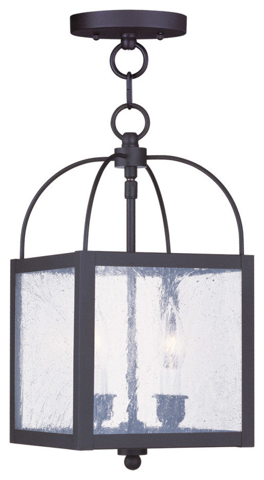 Milford Convertible Chain-Hang and Ceiling Mount, Bronze