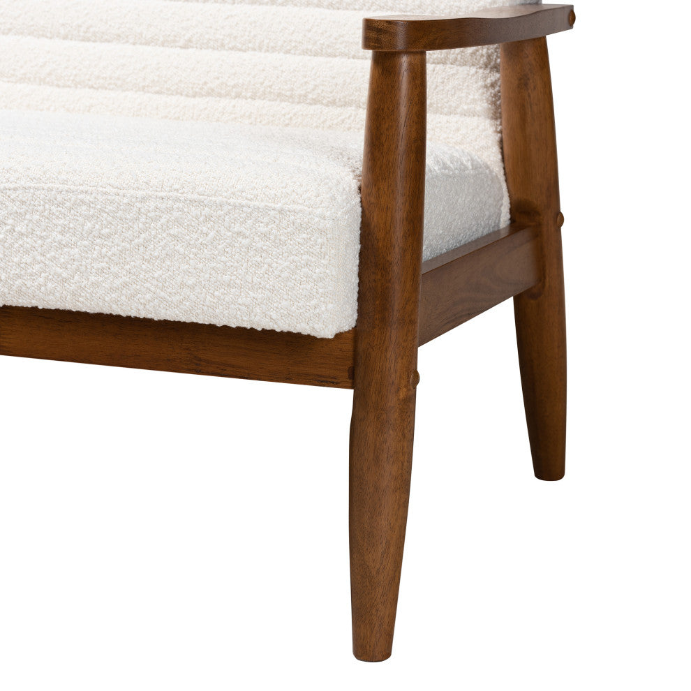 Essie Cream Boucle Collection, Loveseat