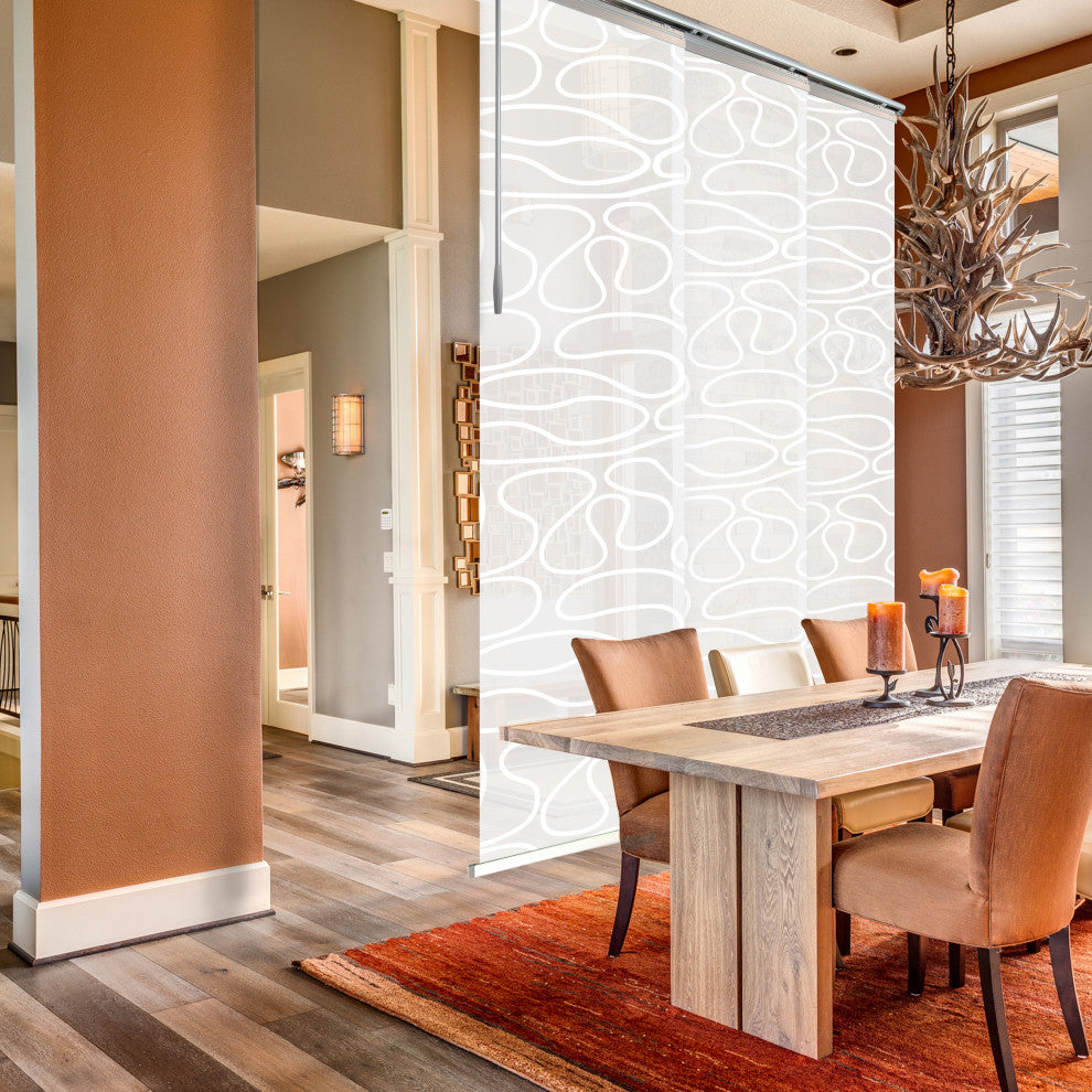 Calisto 3-Panel Track Extendable Vertical Blinds 36-66"W