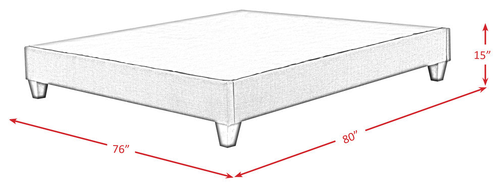 Picket House Furnishings Abby Twin Platform Bed, King