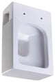 Square Modern Wall Mount Dual Flush Toilet Bowl