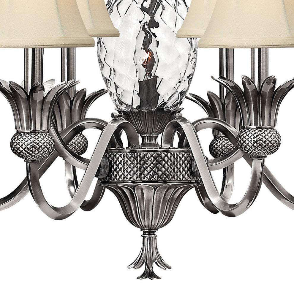 Hinkley Plantation Medium Single Tier, Polished Antique Nickel