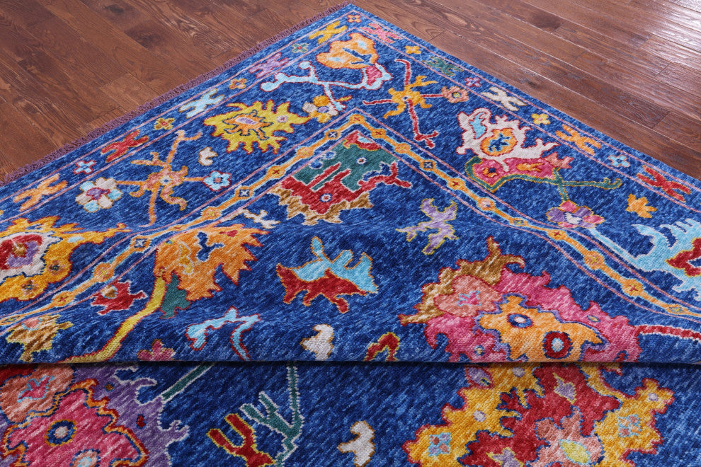 Turkish Oushak Handmade Rug 10' 4" X 14' 0" - Q14774