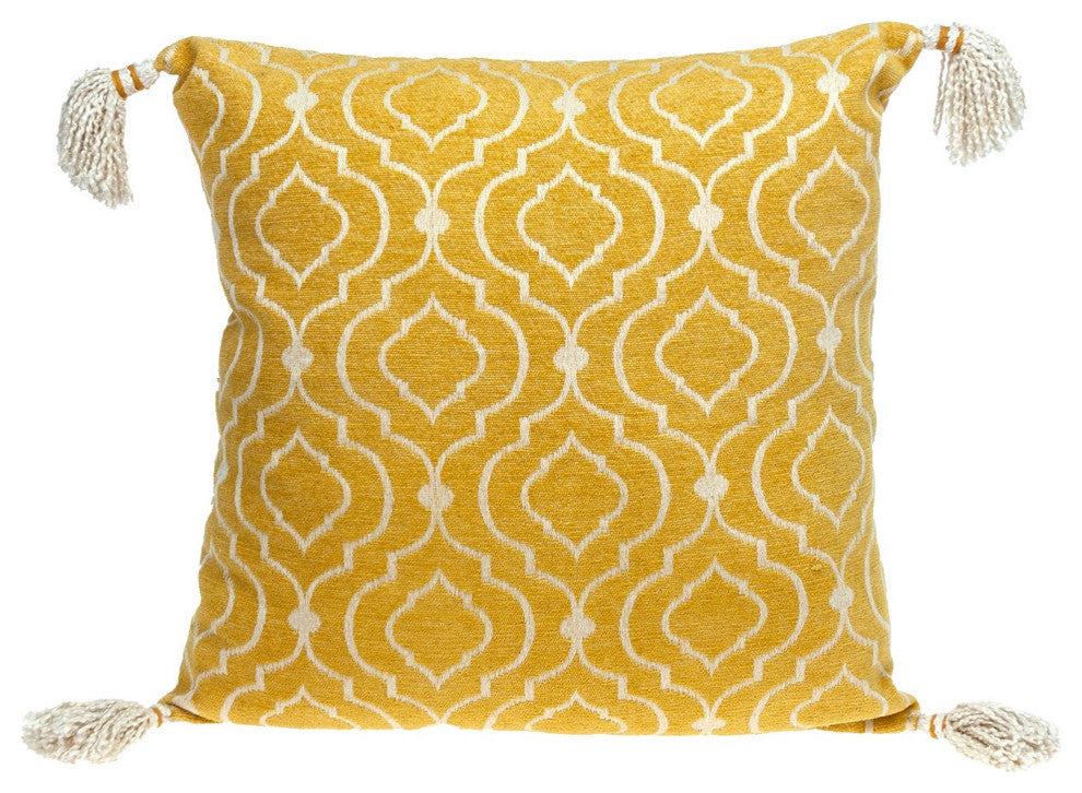 Daffodil Yellow Throw Pillow
