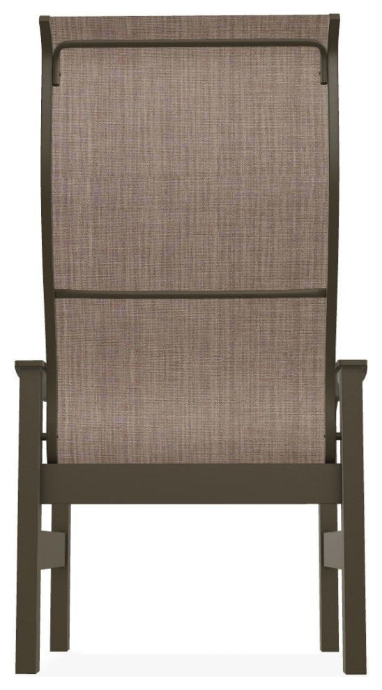 Leeward Sling Outdoor Supreme Armchair, Augustine Fennel/Beachwood