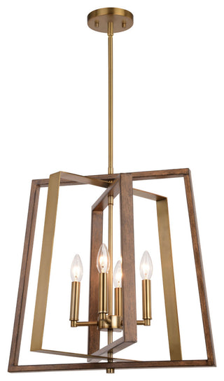 Vaxcel Lighting P0362 Akron 12"W Pendant - Oil Rubbed Bronze / Matte White