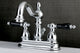 Kingston Brass 4" Centerset Bathroom Faucet, Polished Chrome