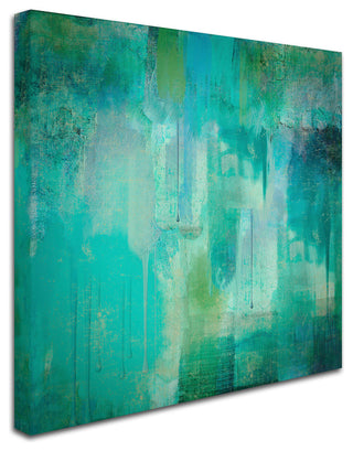 'Aqua Circumstance' Canvas Art by Color Bakery