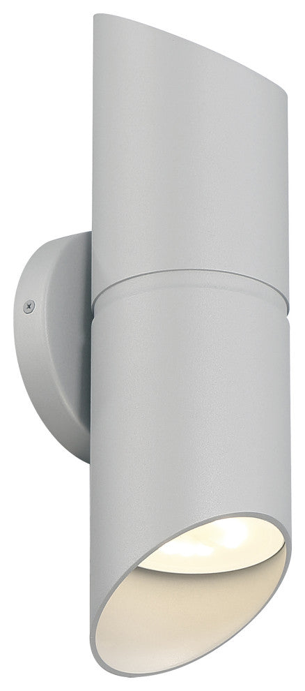 Marino Tall Bi-Directional Outdoor LED Wall Mount, Satin