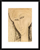 "Tete De Femme" Framed Digital Print by Amedeo Modigliani, 19x24"