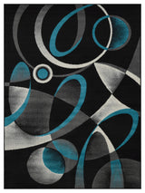 Modern Accent Rug, Electric, 10'5"x7'6"