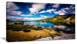 "Long View of Seven Rila Lakes" Canvas Print
