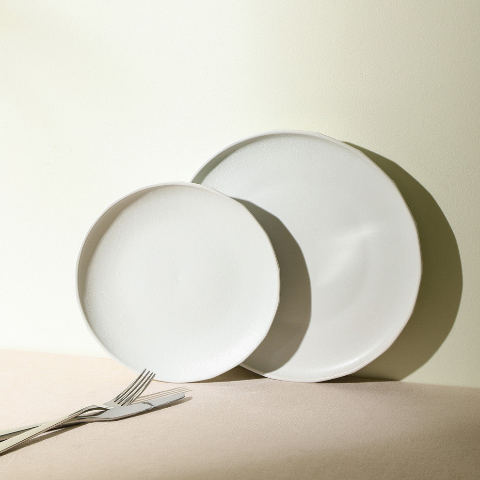 Stone Lain Rio Stoneware Salad Plate Set of 4, Beige