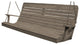Pressure Treated Pine Highback Swing, Gray Stain, 5 Foot