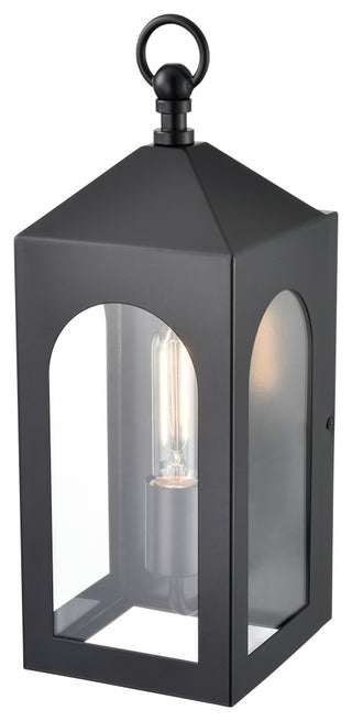 1 Light 5.75 in. Powder Coated Black Outdoor