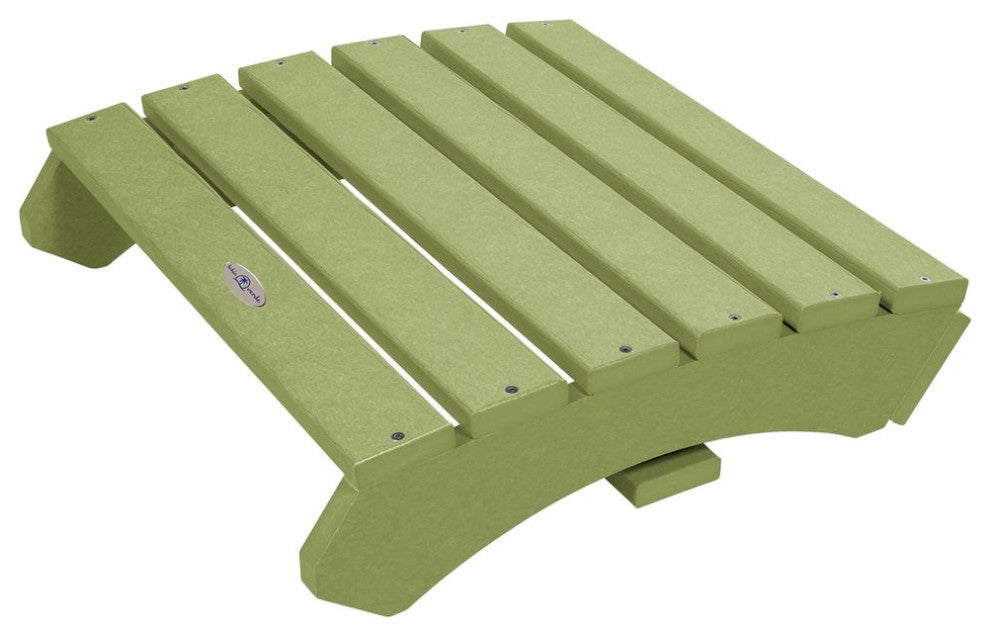 Folding Adirondack Ottoman, Palm Green