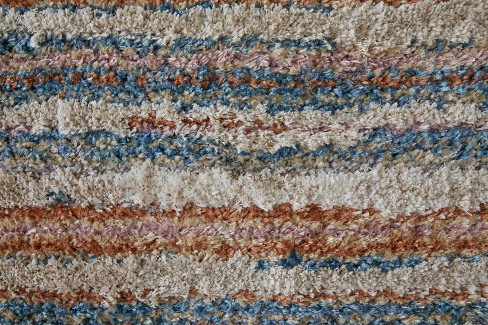 Weave & Wander Caide Contemporary Beige/Cream Rug, 10'x14'