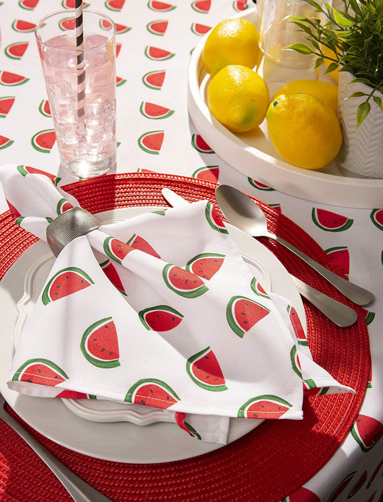 Watermelon Print Outdoor Tablecloth 60X120