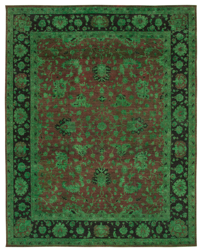 Rug N Carpet - Handmade Oriental 11' 3" x 14' 6" Large Oushak Area Rug