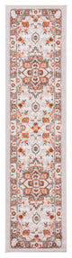 Safavieh Indoor-Outdoor Cabana Collection, CBN680 Rug, Beige/Orange, 2'2"x9'