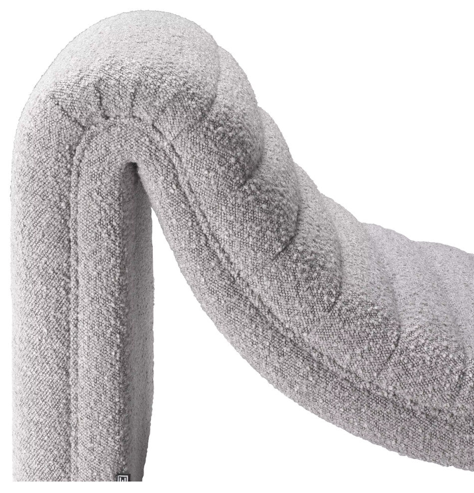 Gray Boucle Chaise Longue | Eichholtz Pioneer