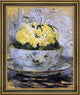 Berthe Morisot Daffodils Framed Premium Canvas Print, 16"x20"