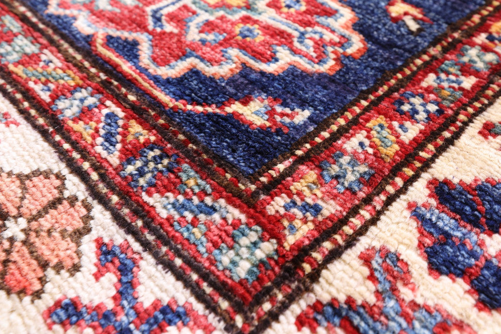 1' 11" X 5' 8" Runner Super Kazak Handmade Wool Rug Q10308