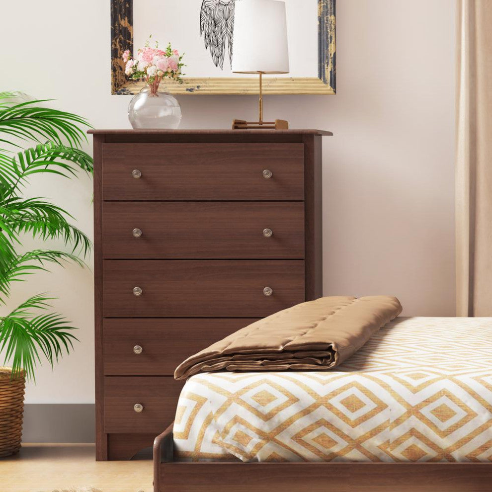Cherry Monterey 5 Drawer Chest