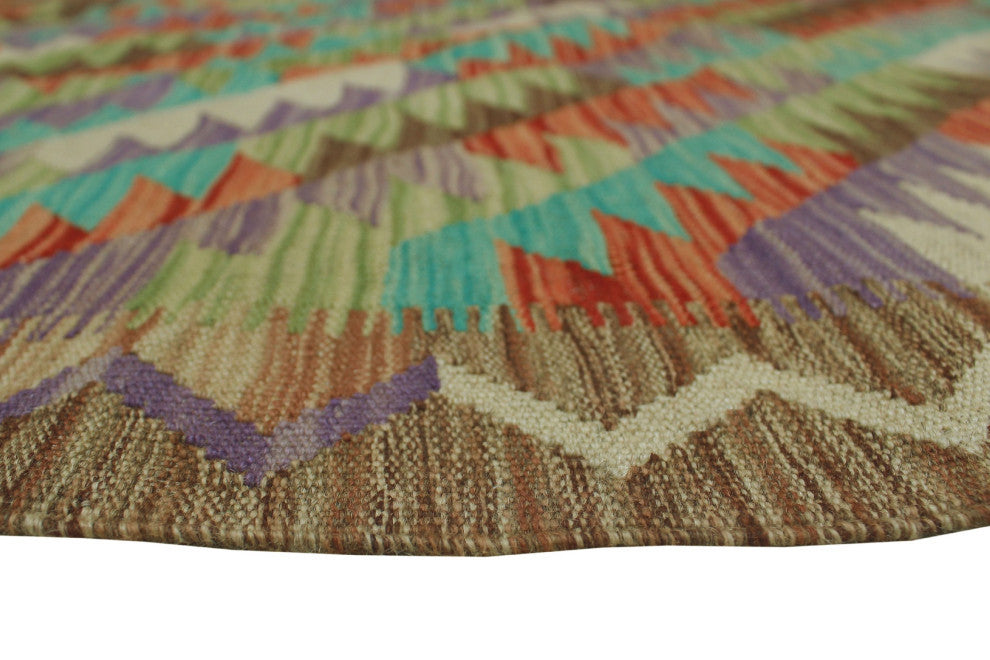 Sangat Kilim derek Brown Runner, 2'8x12'9