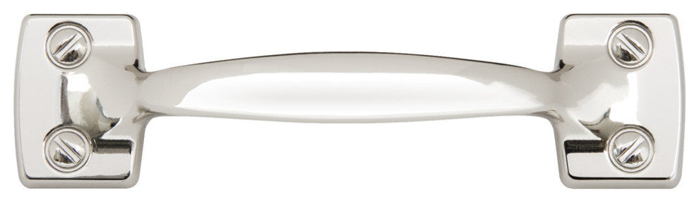 Sumner Street Home Hardware Jackson B Pull, Polished Nickel
