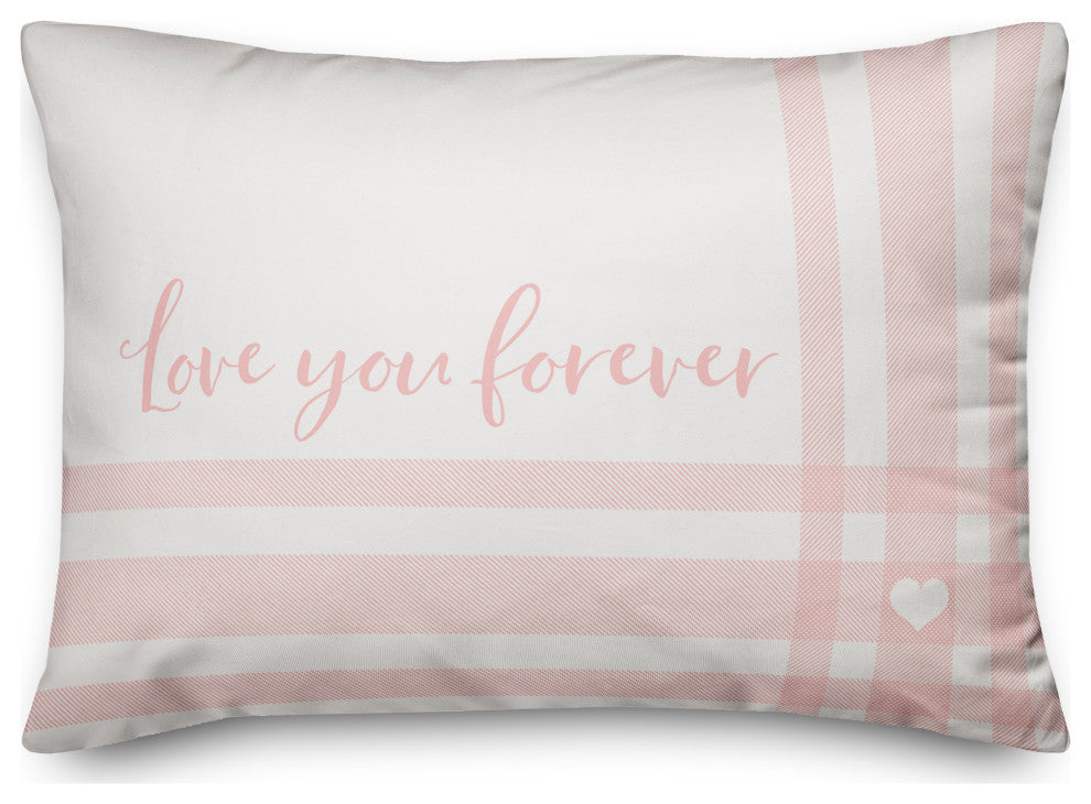 Love You Forever 14x20 Spun Poly Pillow