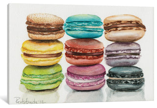 "9 Macarons" by Jennifer Redstreake, 26x18x1.5