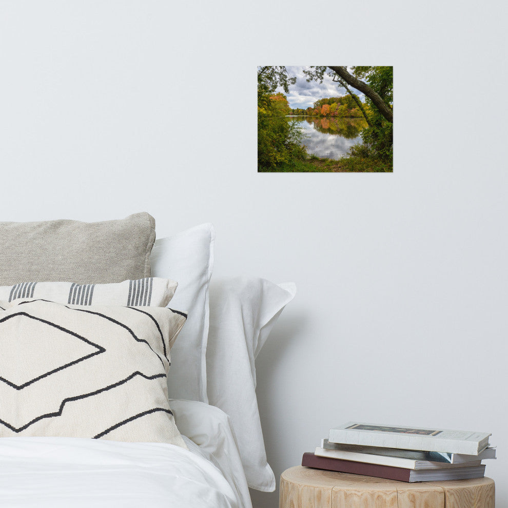 Lost in Autumn Color Landscape Photo, Rural Unframed Wall Art Print, 11" X 14"