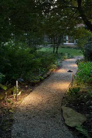 Hinkley Hardy Island 18.25" LED Rounded Side Mounted Path Light, Matte Bronze