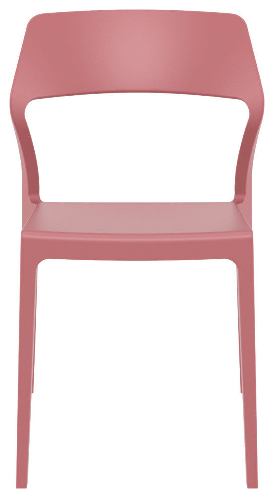 Snow Dining Chair, Set of 2, Marsala