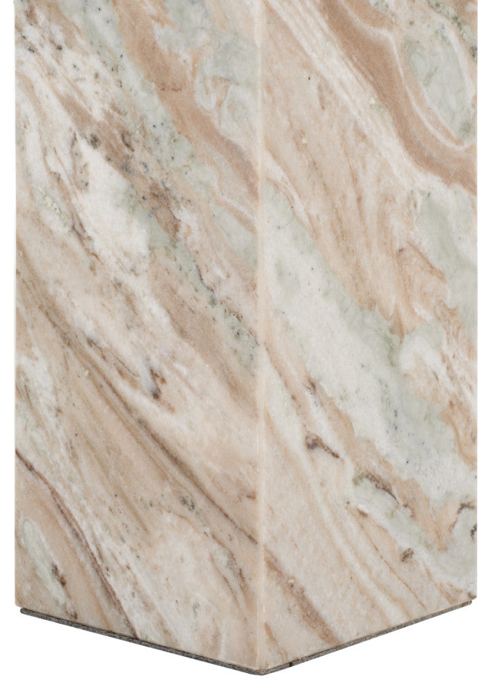 Safavieh Couture Catayana Marble Coffee Table, White/Brown