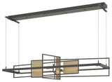Summer LED Pendant, Natural Iron, Soft Gold, Standard Height
