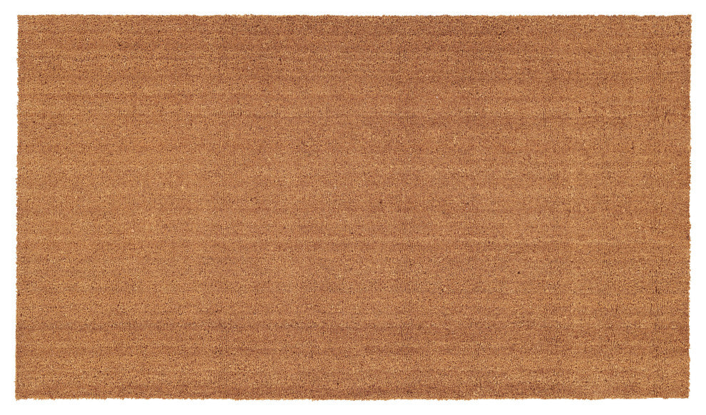 Natural Coir & Vinyl Doormat, 30"x48"