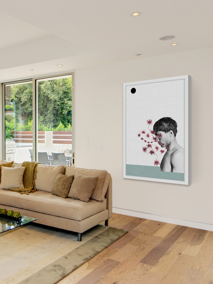Marmont Hill, "Cara Vegetal Nino II" by Bengoa Vazquez Framed Painting, 30x45