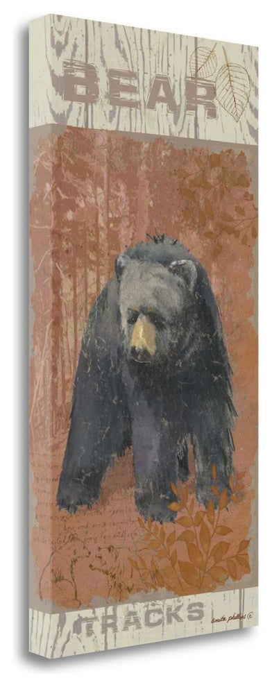 "Bear Tracks" By Anita Phillips, Giclee Print on Gallery Wrap Canvas