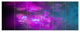 Purple Blue Starry Fractal Sky, Abstract Canvas Art Print, 70"x28", 6 Panels