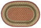 Olive Braided Rug, 24"x72"