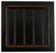 Eagle Furniture 55" Coastal, Thin-Screen Entertainment Console, Black