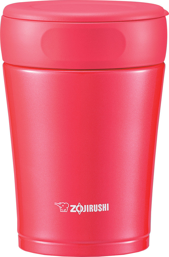 Stainless Steel Food Jar, Cherry Red